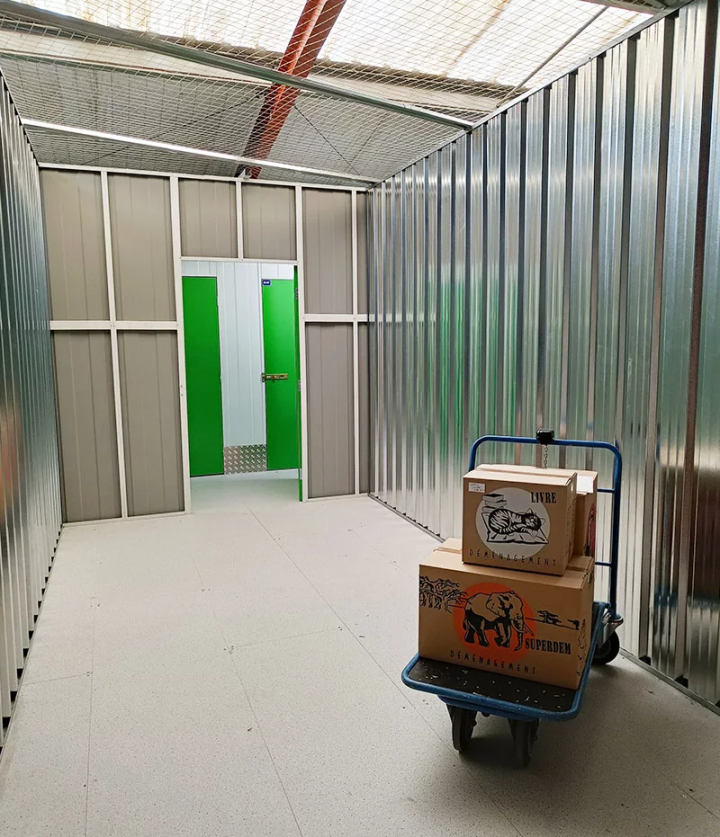 Espace de stockage sécurisé pour vos biens.